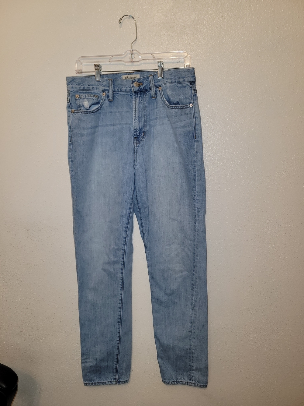 Madewell The Perfect Summer Jean High Rise Slim Straight Light Wash Jeans 29
